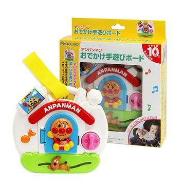 日本 pinocchio 麵包超人推車玩具