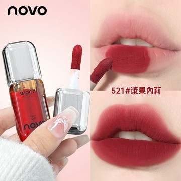 novo口紅 霧面啞光 口紅 唇釉 防水 不沾杯 不掉色 學生黨 素顏 顯白 口紅