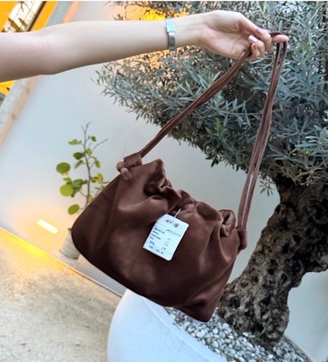 Wyllabrand Gyoza bag 帆布包 - 深焦糖色