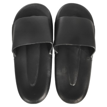 麻糬拖鞋 2雙 EVA材質 柔軟鞋底 貼腳舒適 減震高彈  44~45  曜石黑  1組