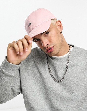 GANT unisex shield logo baseball cap in pink