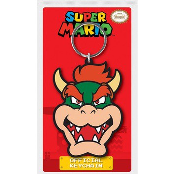 瑪利歐 Super Mario (庫巴大頭) 英國進口鑰匙圈