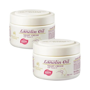 【澳洲G&M】綿羊滋養夜霜含維他命E(250g/罐 2入組)