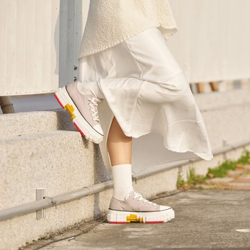 XpreSole Fun咖啡防水積木鞋-芝麻拿鐵 女生US11