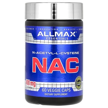 ALLMAX, 必需，NAC，600 毫克，60 粒素食膠囊