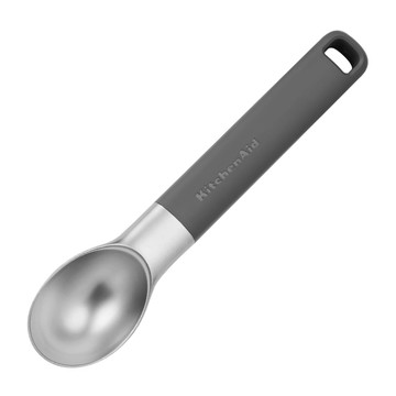 KitchenAid 美國 冰淇淋杓(岩灰6.5cm) / 挖球器 挖球杓 叭噗挖杓 可機洗 洗碗機可洗