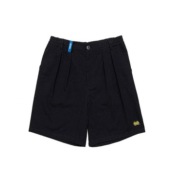 【NCAA】男女 及膝寬版短褲 黑-7255154120