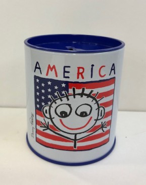 【震撼精品百貨】日本精品百貨-存錢筒-美國國旗