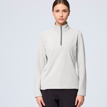 【WILDLAND荒野】女彈性雙面刷毛PILE機能保暖衣