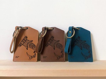 植鞣皮多用途卡套 X 鎚頭鯊 X 海洋圖騰設計