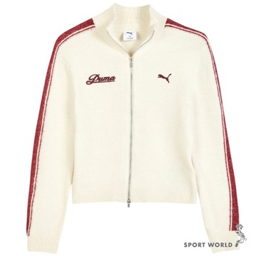 Puma 立領外套 女裝 王淨同款 米白【運動世界】63571987