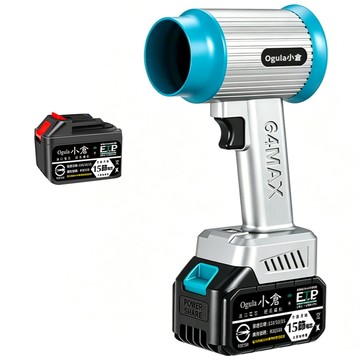 Ogula 暴風機 無刷暴力風扇 3000G超大風力 航模外轉子電機 LED電量顯示一鍵定速（十五節一電）