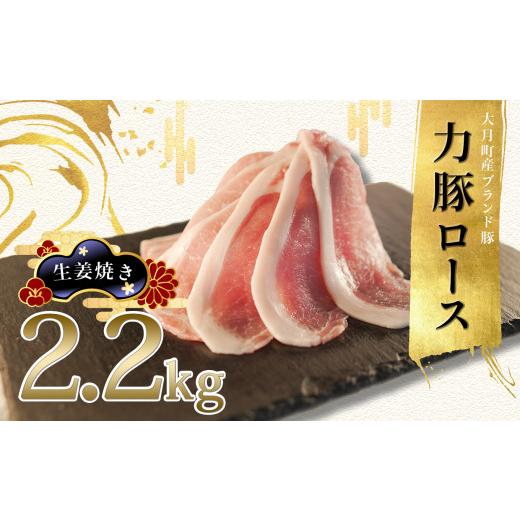 ふるさと納税 高知県 大月町 力豚ロース　生姜焼き用2.2kg