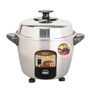 LAPOLO藍普諾3人份蒸氣全不鏽鋼電鍋 LAN5-2203A