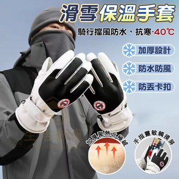 【隔日到貨🏂專業防凍✨】滑雪機車手套 防寒防風保暖手套 加厚防滑登山手套 觸控滑雪手套 男女通用抗凍防濕手套 冬季必備