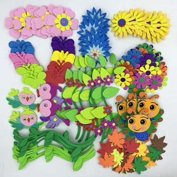💖臺灣出貨💖開學幼兒園教室環境佈置中小學校黑板報立體牆貼花朵裝飾材料環創065i