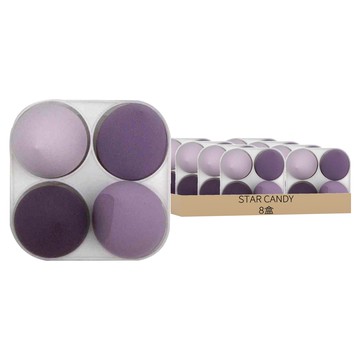 STAR CANDY 乾濕兩用美妝蛋 4個  紫色  8盒