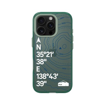 iPhone 16 Pro Clear 憂墨綠 - Nature Explorers 自然探索指南 - 富士山脈
