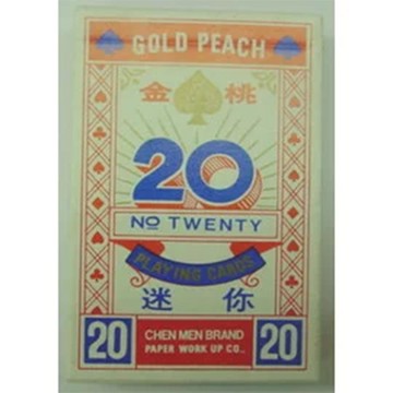 【超級金桃】  迷你撲克牌 24打 / 箱 No.20  -  多款可選