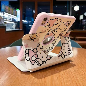 iPad 360度旋轉支架保護殼 多角度支撐 相容第 9‑12 代 Air7 Air8 12.9‑13 吋全包防摔平板殼
