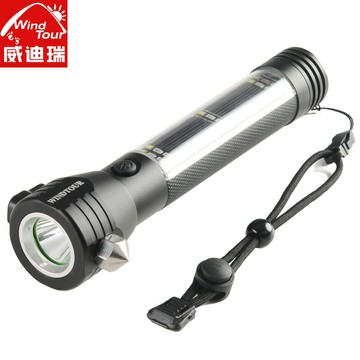 威迪瑞戶外LED強光手電筒可充電戶外騎行遠射王車載探照燈軍家用