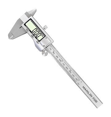 hanlin-f150 金屬不銹鋼電子游標卡尺 大液晶螢幕 數位 顯示 遊標 卡尺 寬度 直徑 口徑
