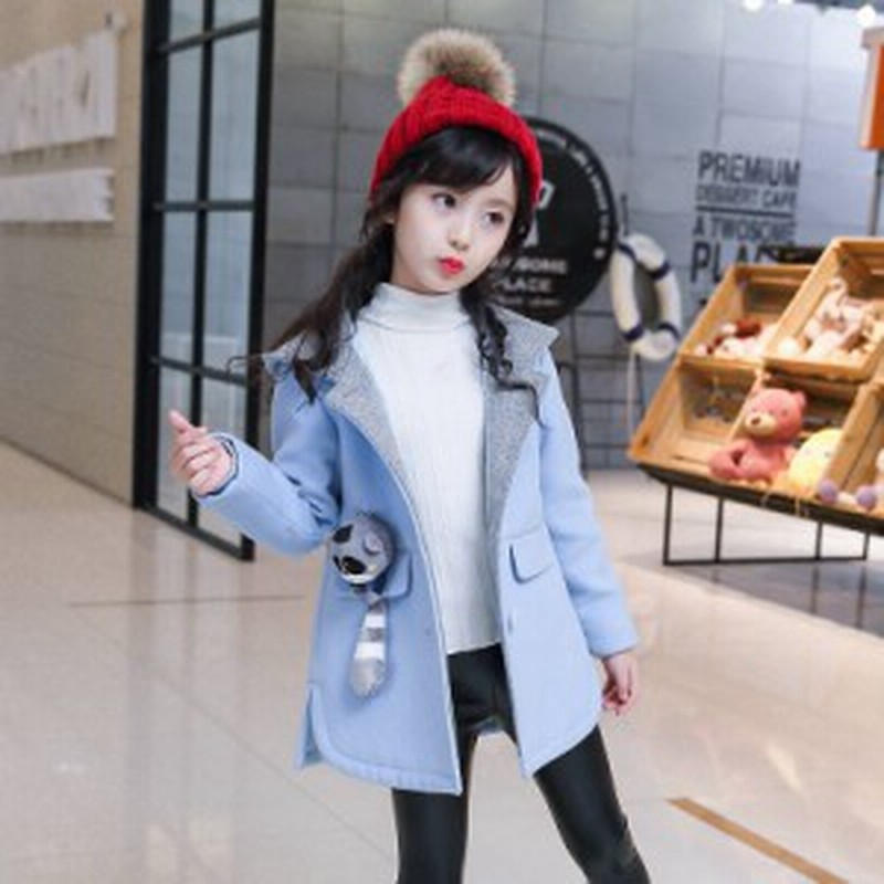 子供服 コート キッズ 冬服 ピーコート 秋冬 厚手 ラシャコート 女の子 ロングコート ジャケット トップス アウター可愛い 通学 3色 通販 Lineポイント最大1 0 Get Lineショッピング