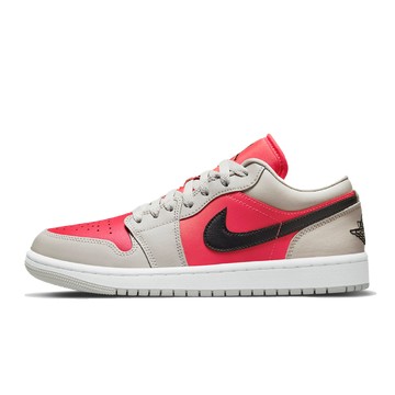 WMNS AIR JORDAN 1 LOW LIGHT IRON ORE SIREN RED