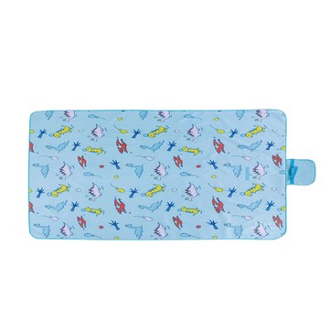 Joeki 戶外防水野餐墊  小恐龍 藍色  180 x 145cm