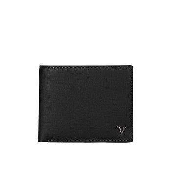 VOVA 台灣總代理 亞岱爾 4卡零錢袋皮夾-黑色/VA139W007BK
