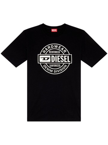 Diesel - T-Just-L21 cotton T-shirt - men - Cotton - M - Black