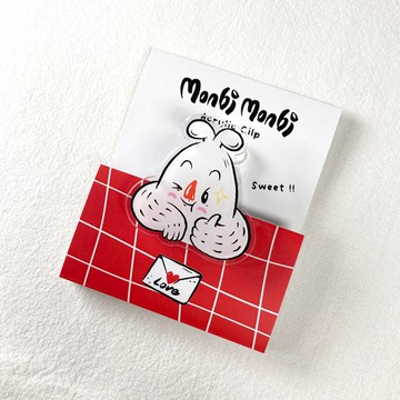 Monbi's Table - Love Letter 文具夾子