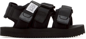 SUICOKE 黑色 Kisee 儿童凉鞋