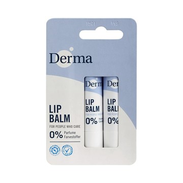 Derma｜小燭樹植萃護唇膏 4.8g-2入組