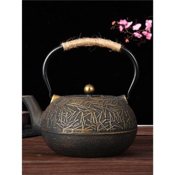 金京堂鑄鐵壺生鐵壺煮茶壺燒水壺泡茶壺碳爐圍爐電陶爐用煮水壺