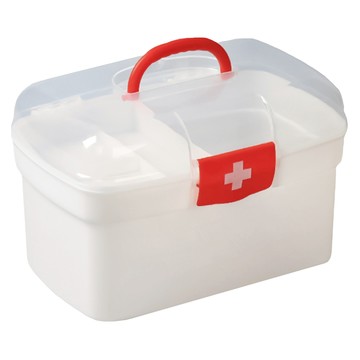 小麥購物 手提醫藥箱 C614 中號 (21.7 x 13.5 x 14.5cm) - 雙層分格 方便攜帶  1個