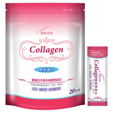 統欣生物科技 膠原蛋白  4.5g  20包  1袋