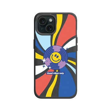 iPhone 15 SolidX 黑 - Positive Vibes / 正好能量 - 就要正能量