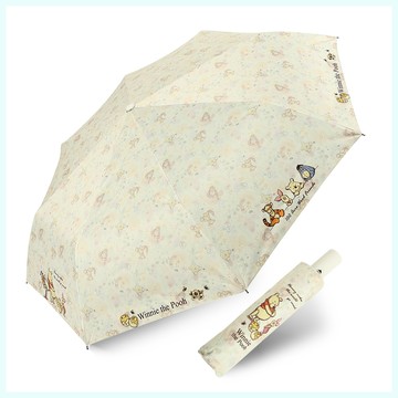 《小熊維尼家族》58 CM黑膠安全自動折傘