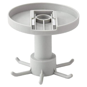 mohe 木暉居家 壁掛式旋轉廚具掛勾 圓型 2個  白色  1組