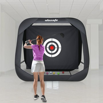 免運 可開票 超低價 新款高爾夫練習網 揮桿切桿練習網 可折疊方便攜帶室內室外訓練器 快速發貨