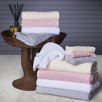 KL｜沐沛 葡萄牙長纖細棉方毛浴巾 5件組 (4色)