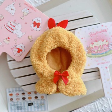 臺灣出貨 10cm娃衣 10cm棉花娃娃衣服 15cm炸蝦生蠔披肩 斗篷娃衣 拉布布衣服 娃娃配飾  娃娃換裝