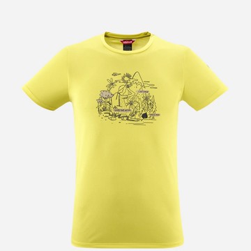 Lafuma CORPORATE TEE 男 短袖排汗衣 黃綠