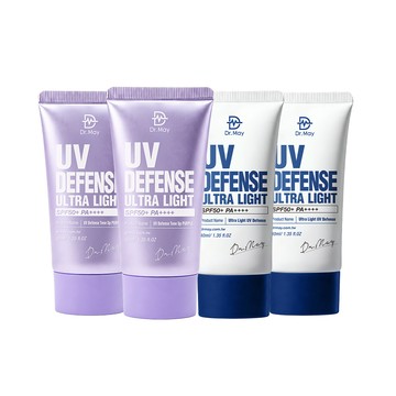【Dr. May】美博士專業紫潤白防曬乳(40ml)/潤色防曬乳(40ml)/清爽防曬乳(40ml)_3款依規格共4入 *不適用折價券