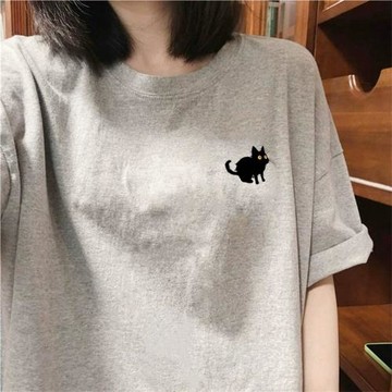 外貿剪標尾單專柜撤回清倉撿漏~重磅短袖T恤男女士潮純棉寬松上衣