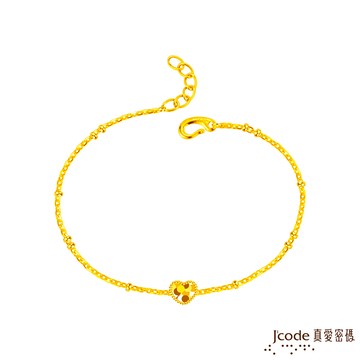 J’code真愛密碼金飾 寵愛你黃金手鍊