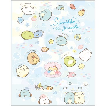 角落生物-小夥伴 26孔活頁本D-海洋