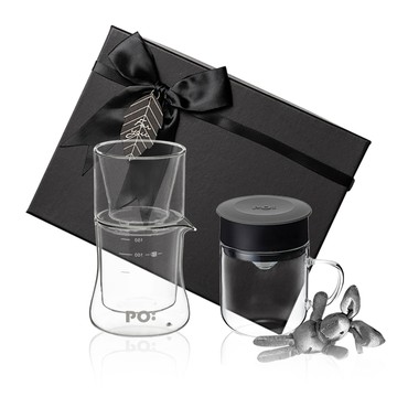 PO: 丹麥手沖咖啡二件禮盒組(咖啡杯240ml-共4色/濾杯組)