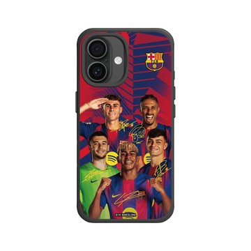 iPhone 16 SolidX 黑 - FC Barcelona - Squad Energy